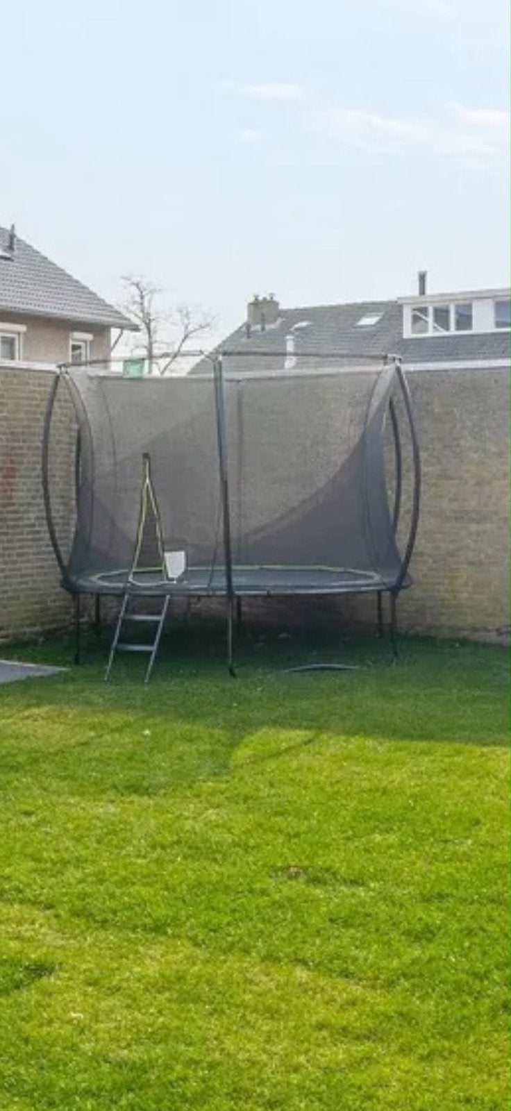Trampoline, exit toys silhouette diameter 305 cm, Ophalen, Gebruikt