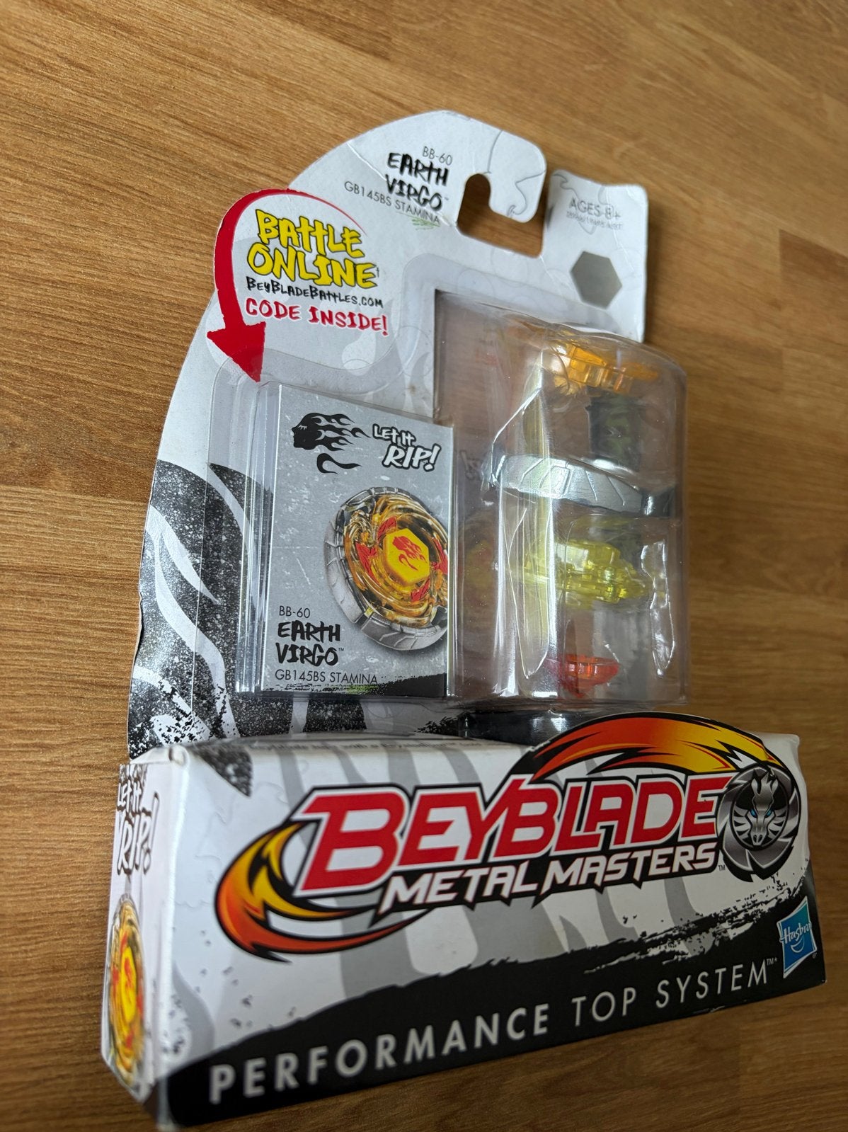Beyblade Metal Masters Earth Virgo BB-60 - Nieuw in verpakki, Verzenden, Nieuw