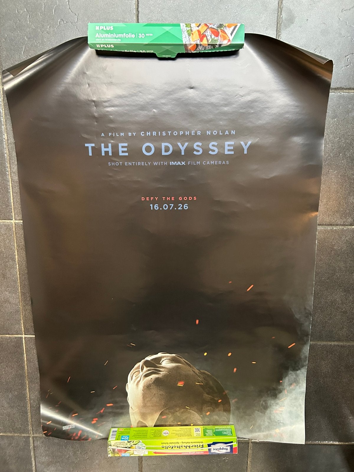 OPHALEN: Bioscoop poster The Odyssey, Verzamelen, Posters, Ophalen, Nieuw, Deurposter of groter, Film en Tv