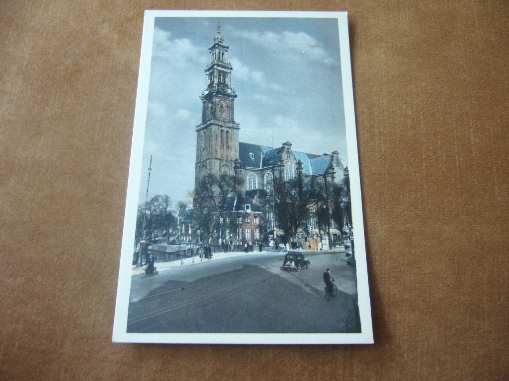 AMSTERDAM  =  WESTERTOREN, Ophalen of Verzenden, 1940 tot 1960, Ongelopen, Noord-Holland