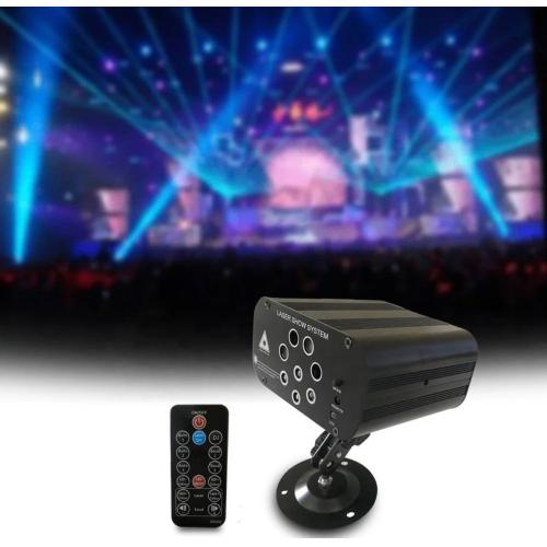 DJLIcht mini laser met RG met 128 patronen en voet, Geluidgestuurd, ., Nieuw, Ophalen of Verzenden