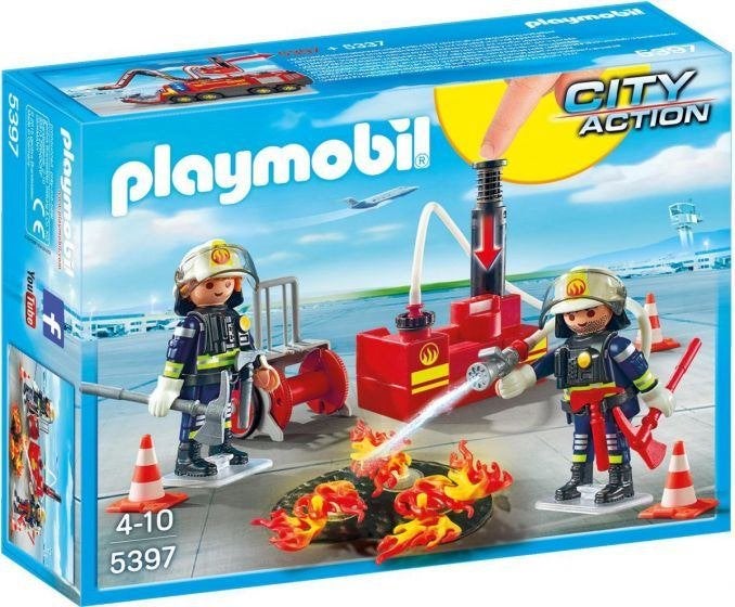5397 / 5398 / 9467 blustroepen / brandweerbuggy / blusrobot, Complete set, Nieuw, Ophalen of Verzenden, City action