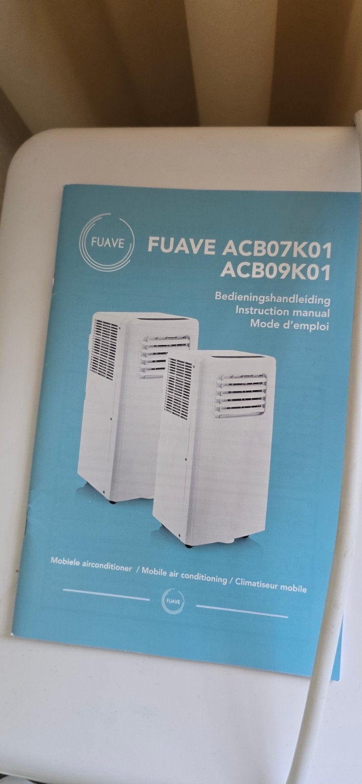 Fuave Mobiele Airco ACB07K01/ACB09K01 (zonder afvoerbuis), Ophalen, Gebruikt, Minder dan 60 m³, 3 snelheden of meer