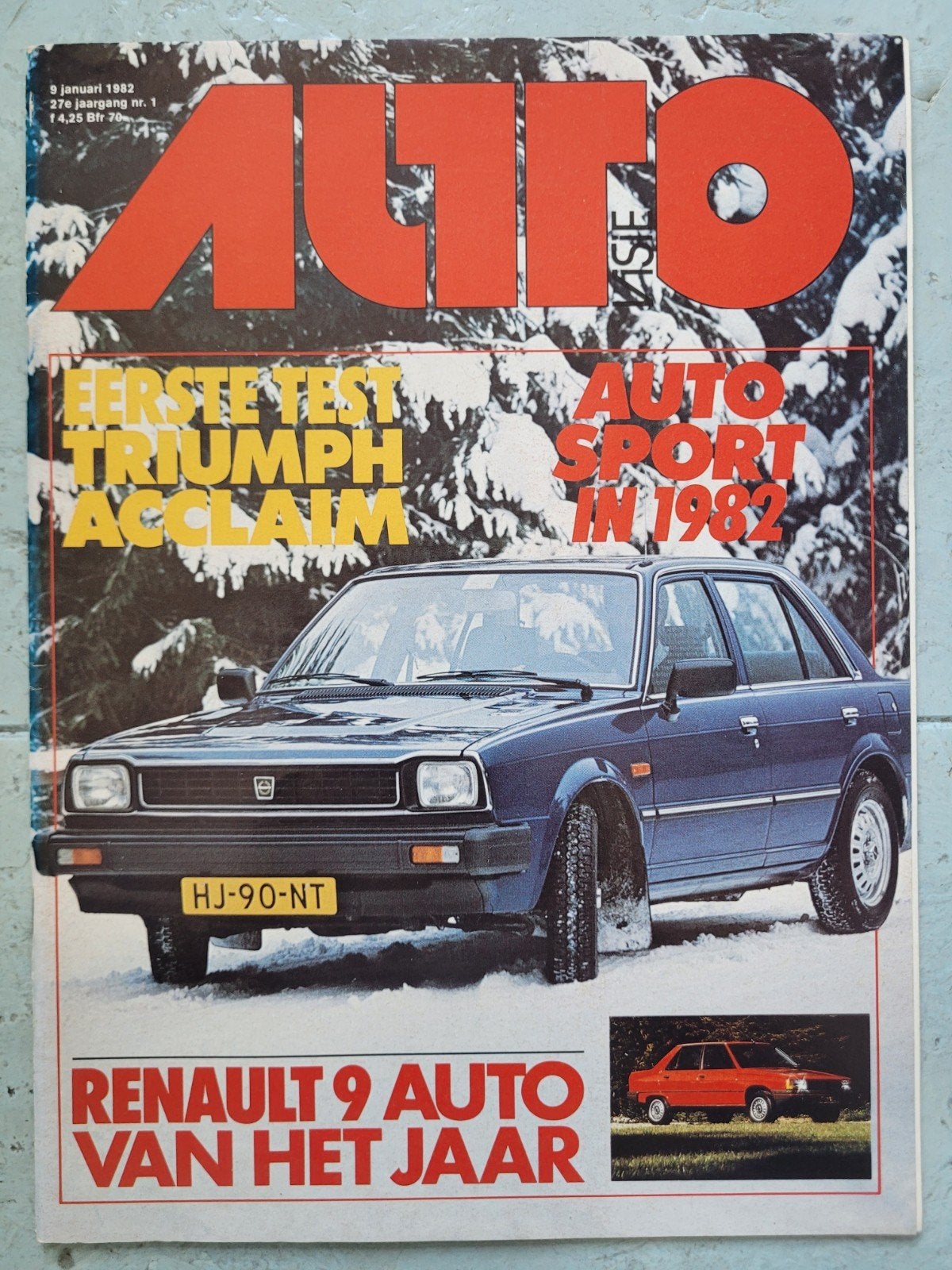 Autovisie nr 1 van 1982, Ophalen of Verzenden, Gelezen, Algemeen