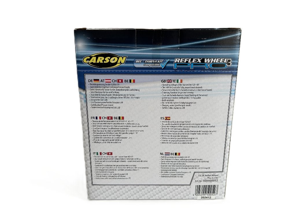 Carson 500052 Reflex Wheel PRO3 2,4GHz C500052, Ophalen of Verzenden, Nieuw, Overige schalen, Onderdeel