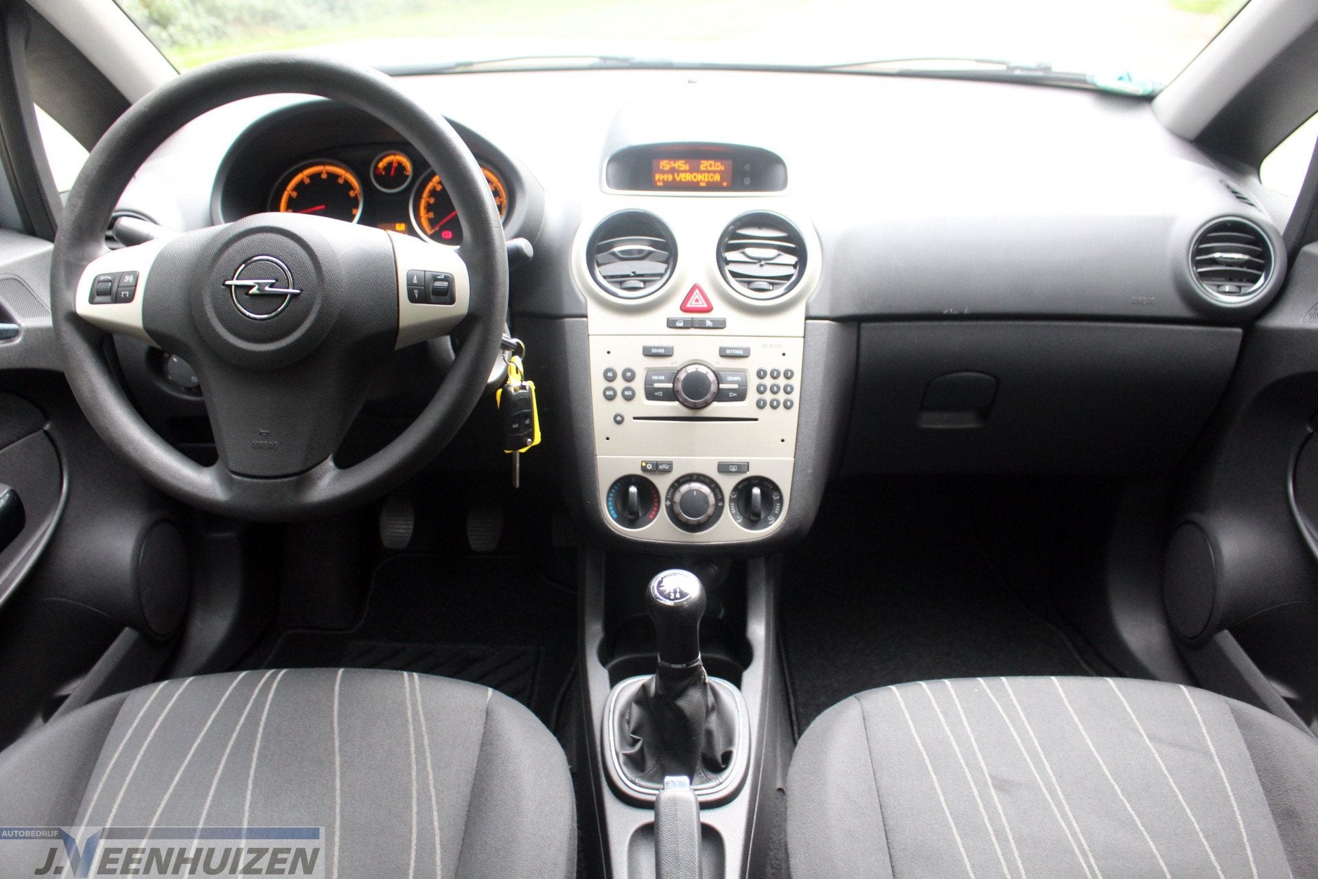 Opel Corsa 1.2-16V Enjoy | 2008 |❄️Airco |⭐ Leuke auto, Auto's, Voorwielaandrijving, Stof, Gebruikt, 4 cilinders