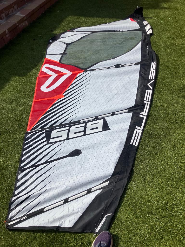 Severne Free ride zeilen + wave en Freestyle zeilen, Watersport en Boten, Windsurfen, Ophalen, Gebruikt, Complete set