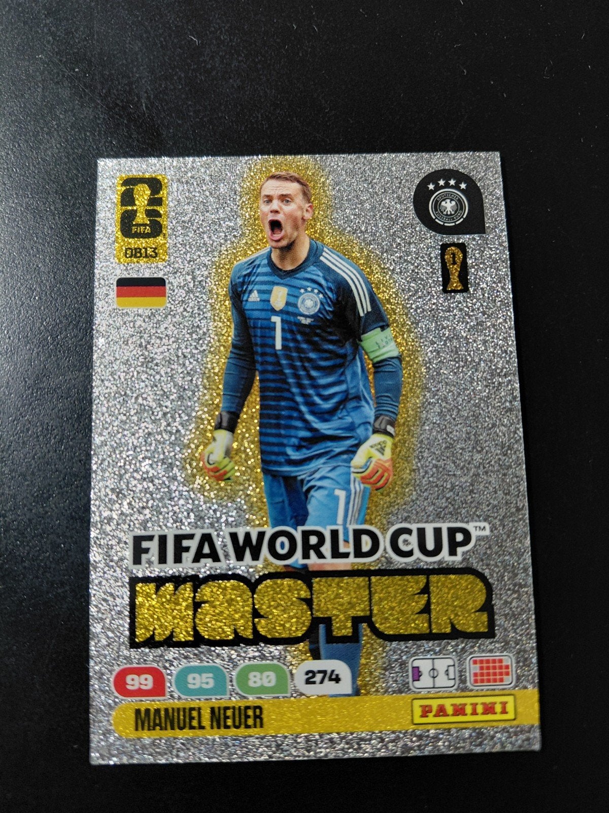 manuel neuer (duitsland) fifa world cup master panini, Ophalen of Verzenden, Nieuw, Buitenlandse clubs, Poster, Plaatje of Sticker