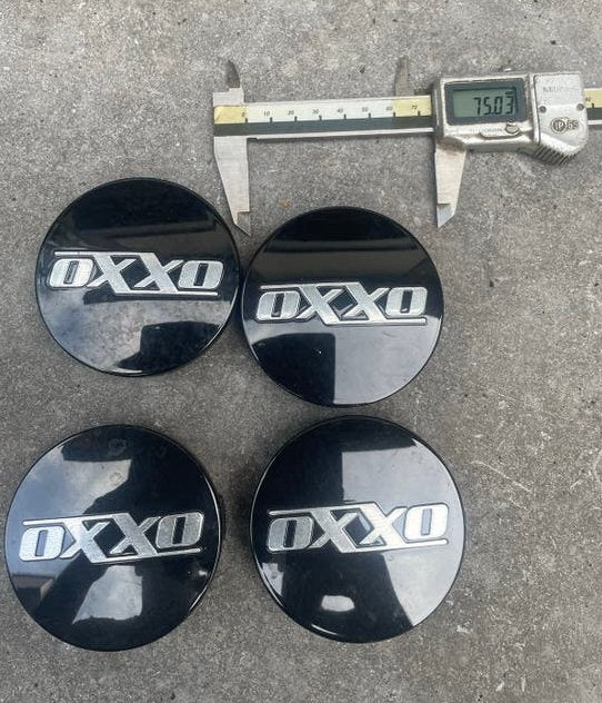 OXXO Naafdoppen 75mm - Set van 4, Ophalen of Verzenden, Gebruikt