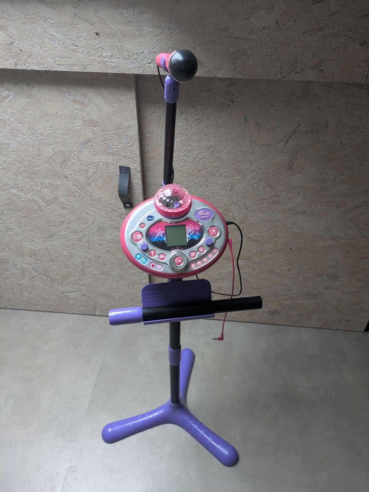 VTech Kidi Super Star Karaoke Set met Microfoon, Ophalen of Verzenden, Gebruikt, Complete set