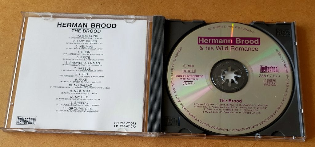 Herman Brood - The Brood CD 1984/1990, Ophalen of Verzenden, Gebruikt, Blues Rock