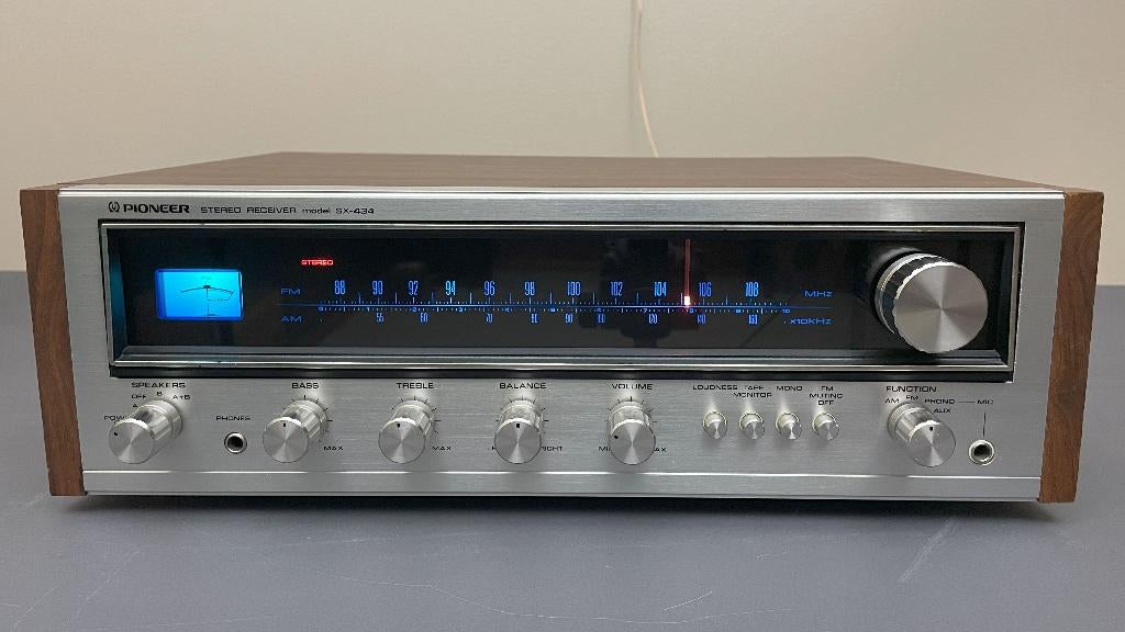 Pioneer SX-434 receiver, Gebruikt, Ophalen of Verzenden, Pioneer, Minder dan 60 watt