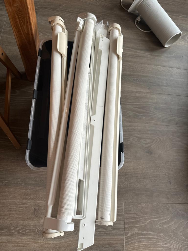3x rol traphekje kiddy guard, Ophalen, Overige materialen, 115 cm of meer, Oprolhekje