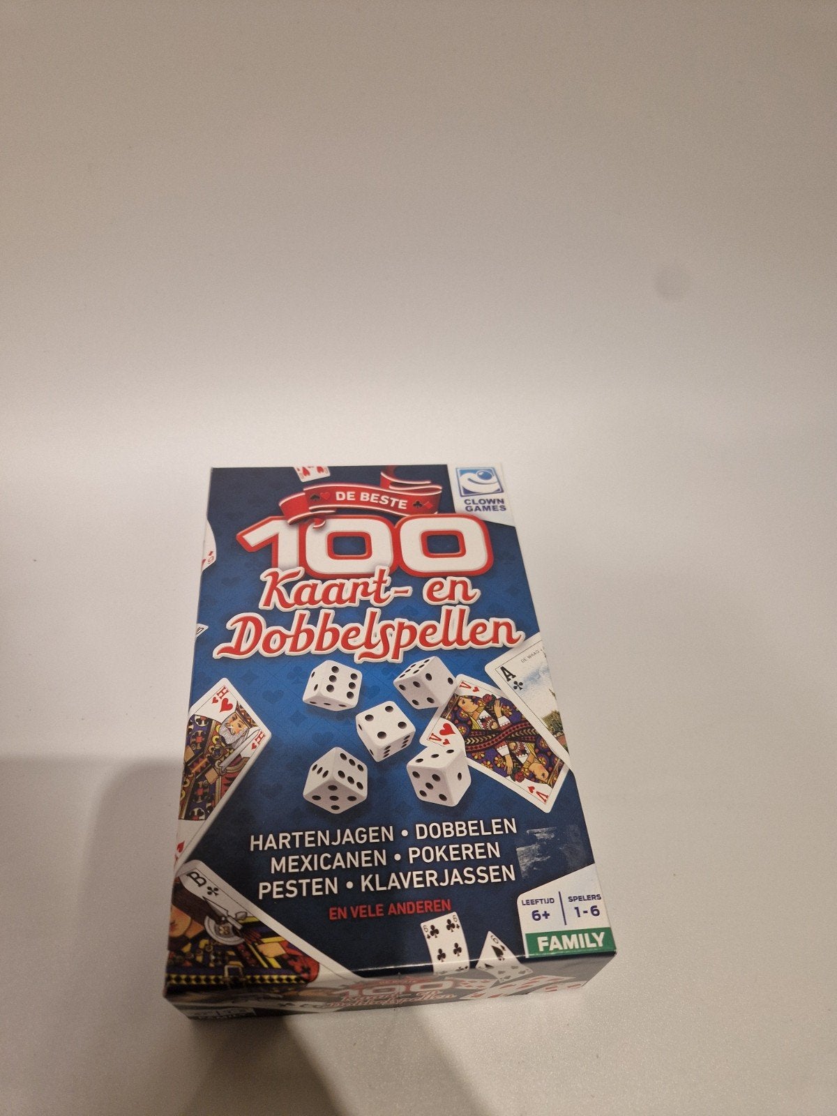 Clown Games: 100 Kaart- en Dobbelspellen (gebruikt), Een of twee spelers, Ophalen of Verzenden, Gebruikt, Clown Games