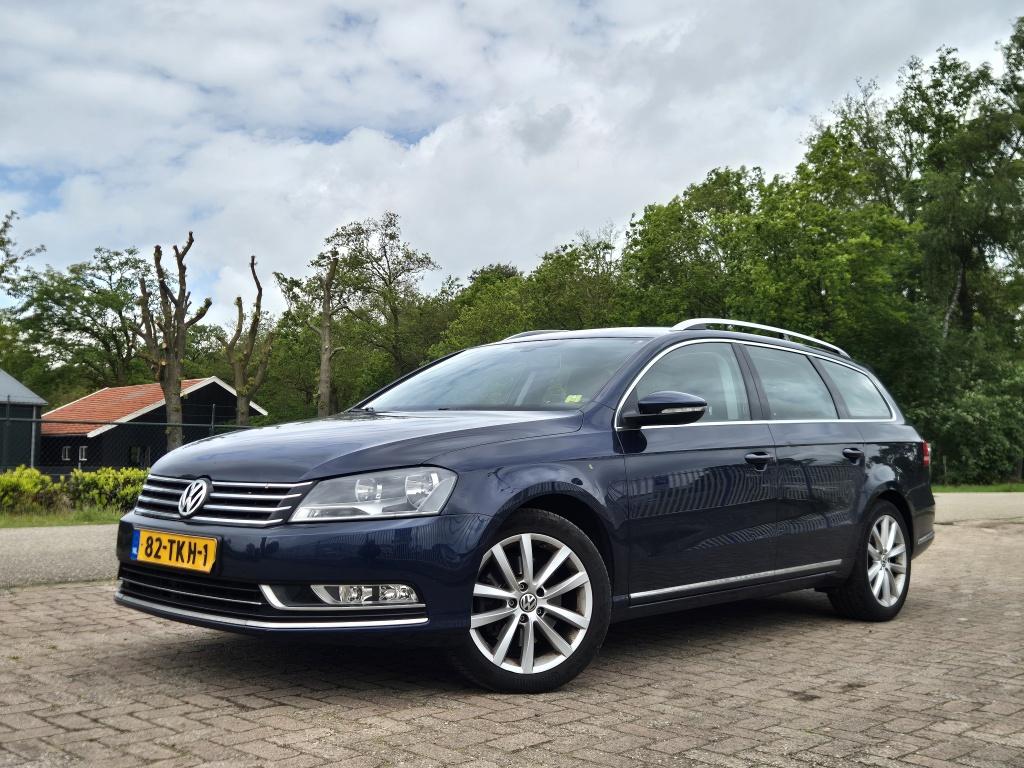 Volkswagen Passat Variant 1.4 TSI Highline Automaat, Nieuwe, Euro 5, Gebruikt, Blauw, Origineel Nederlands