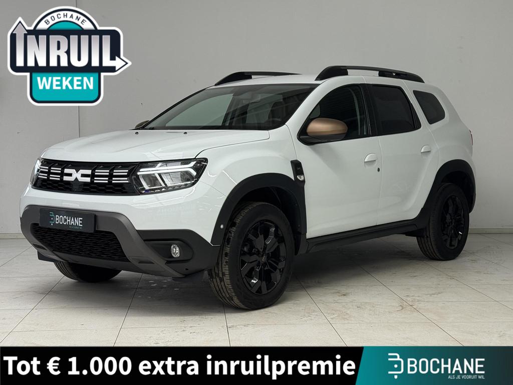 Dacia Duster 1.3 TCe 150 Extreme | Stoelverwarming | 360° C, Auto's, Dacia, Stof, Gebruikt, 4 cilinders, Wit