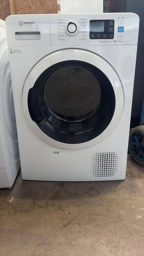 Indesit warmtepomp droger 8kg A**, Witgoed en Apparatuur, Wasdrogers, 6 tot 8 kg, Overige typen, Refurbished, Ophalen of Verzenden