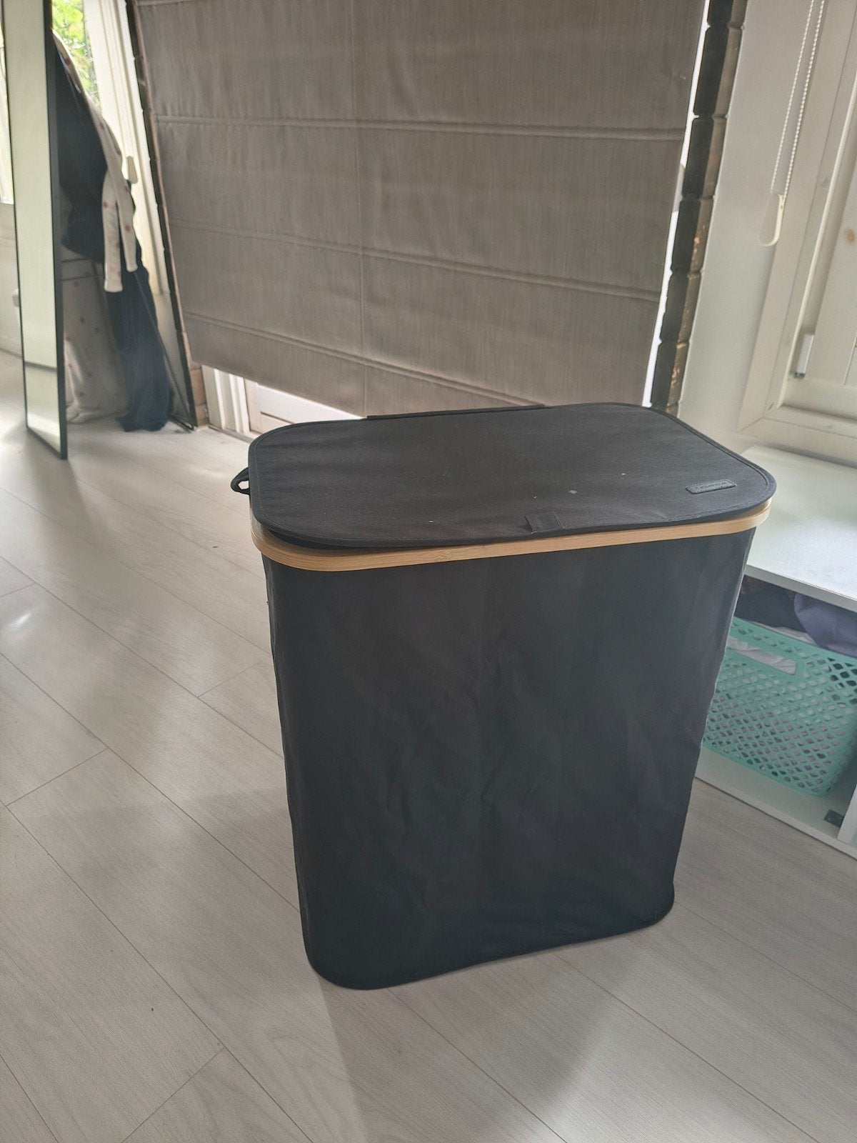 Opvouwbare Wasmand met 3 Verwijderbare Zakken, Ophalen