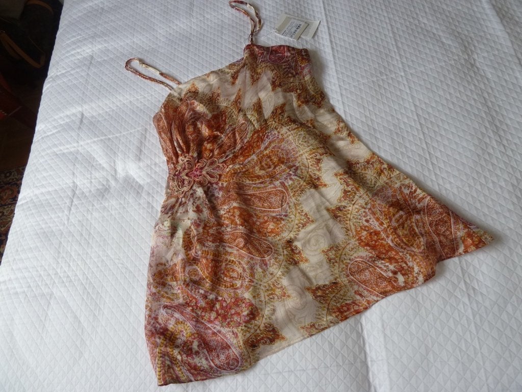 La Perla zuiver zijden babydoll, négligé, retail prijs 410 E, Kleding | Dames, LA PERLA, Verzenden, Oranje, Nachtkleding