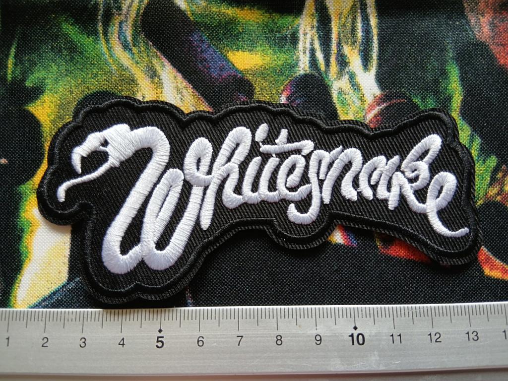 Whitesnake zeer  mooie shaped patch w27 afmeting 5 x 11.5 cm, Verzenden, Nieuw, Kleding