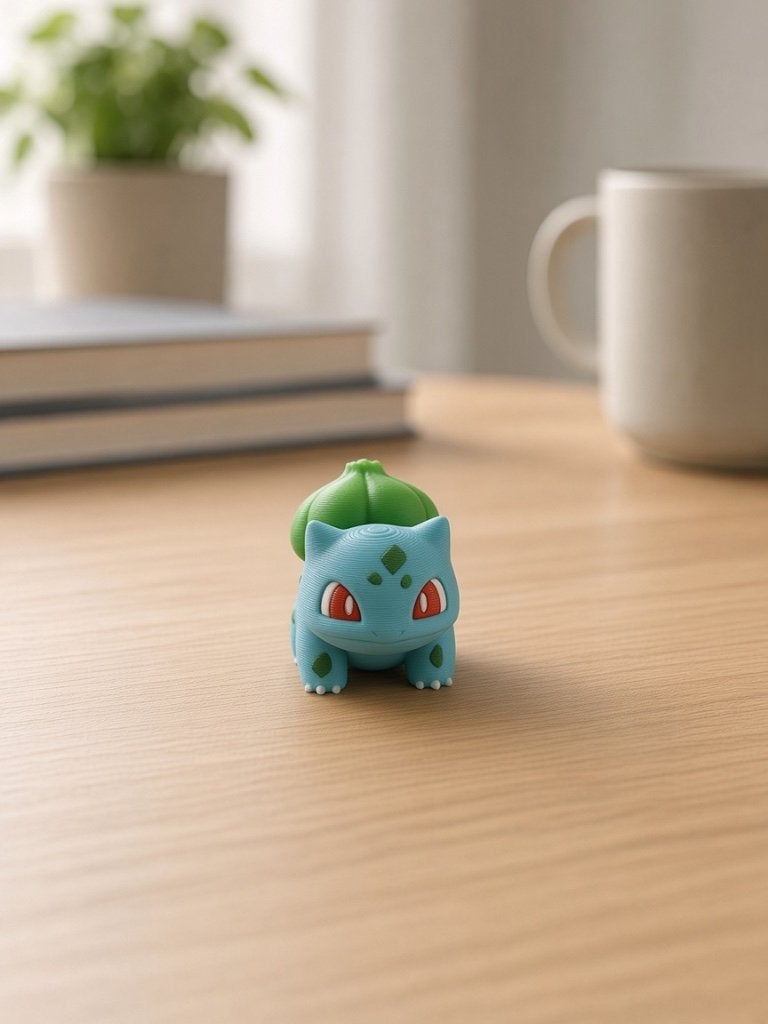 3D-geprint Bulbasaur Pokémon-figuurtje, Verzenden, Nieuw