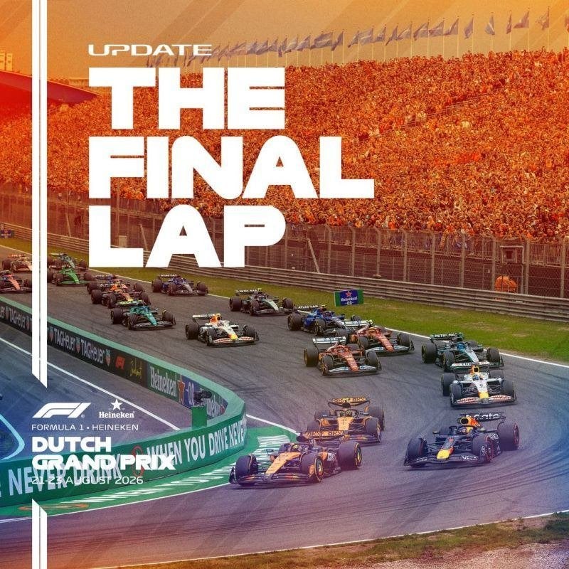 Doorlaatbewijs F1 Grand Prix Zandvoort          LAATSTE KANS, Drie personen of meer