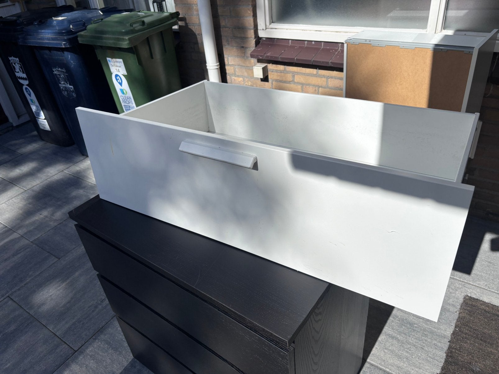 2 gratis opberglades voor onder Ikea Brimnes bedframe, Ophalen of Verzenden, Zo goed als nieuw
