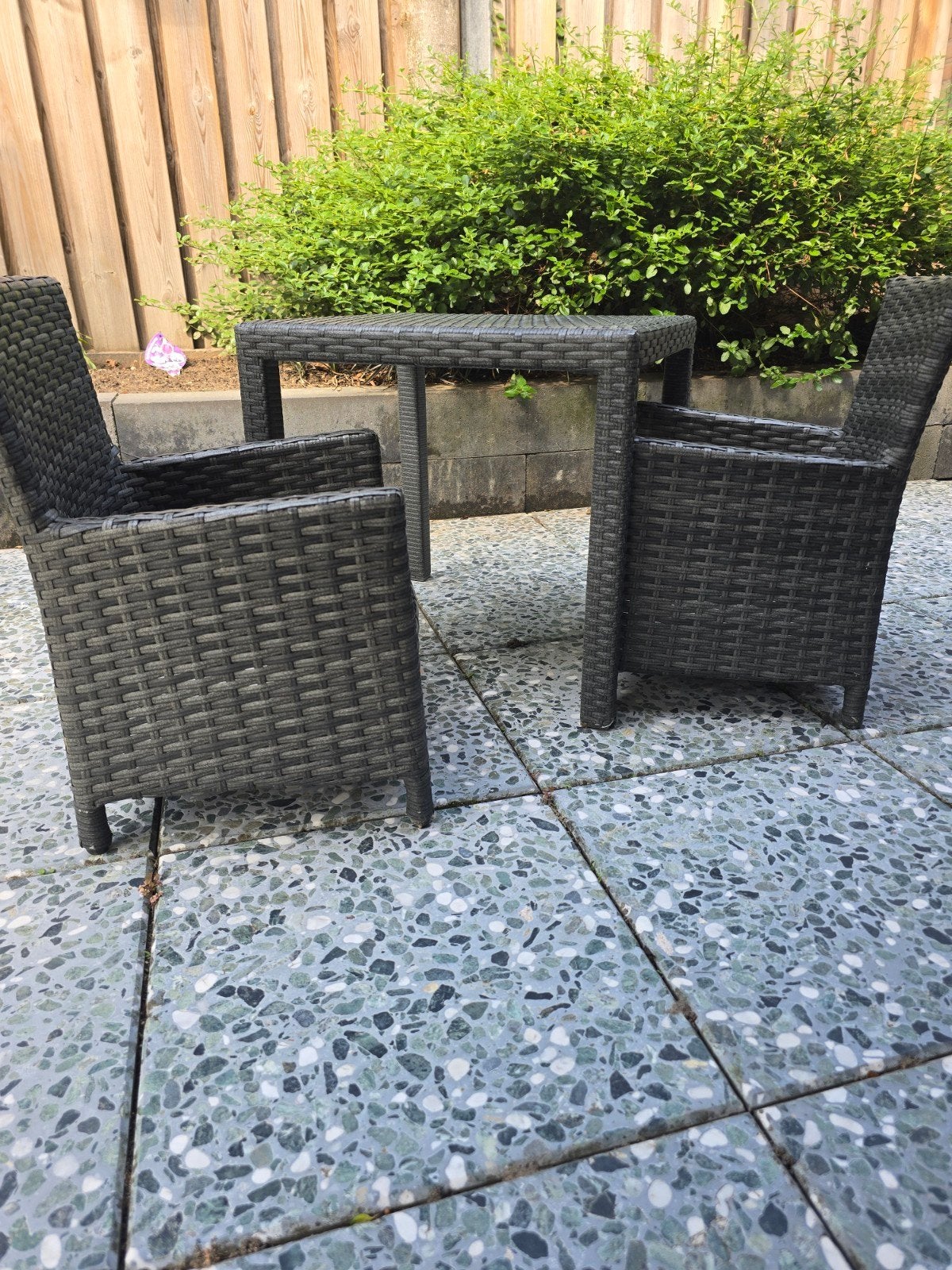 Compacte Wicker Tuinset - Garden Impressions, Gebruikt, Loungeset, Wicker, Ophalen