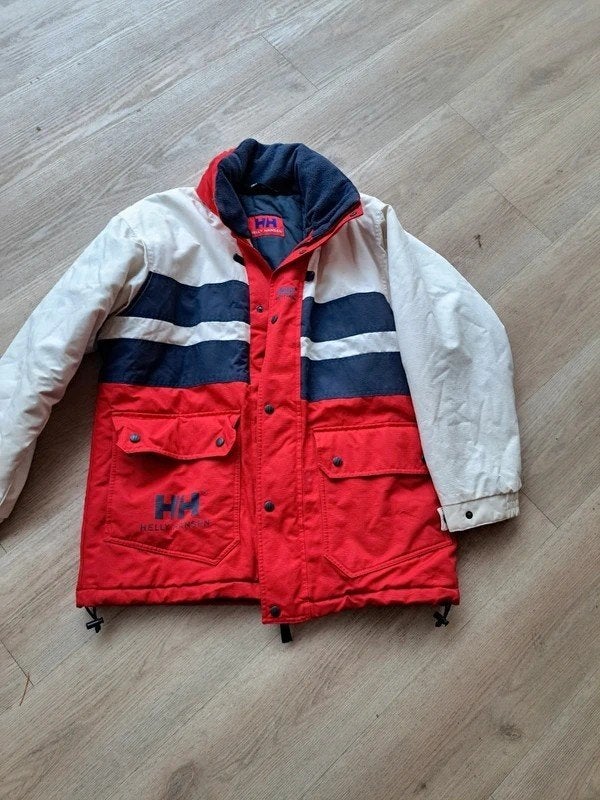 Helly Hansen Heren Jas Maat S - Rood/Wit/Blauw, Helly Hansen, Ophalen of Verzenden, Gedragen, Rood