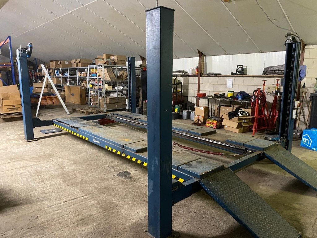 4 kolom hefbrug Nussbaum, Auto diversen, Ophalen, Gebruikt