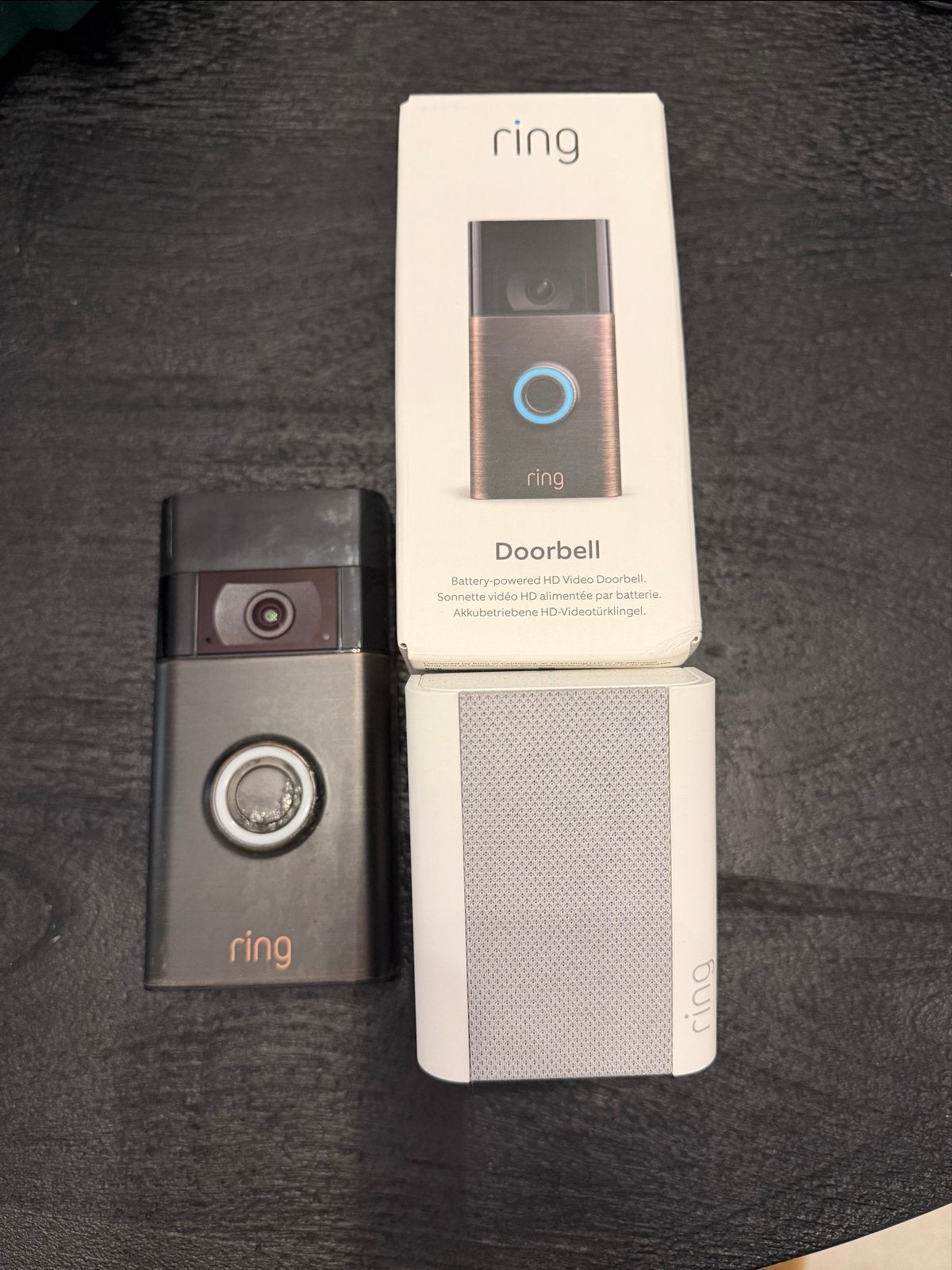 Ring Video Deurbel met Chime, Huis en Inrichting, Ophalen of Verzenden, Ingebouwde camera, Zo goed als nieuw, Draadloos