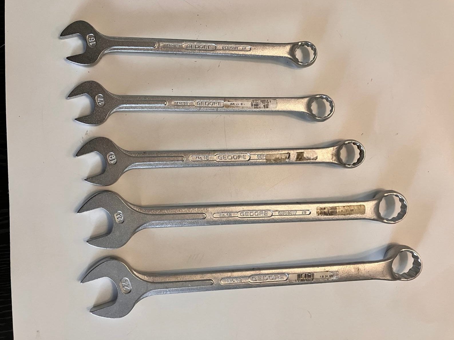Nieuwe Gedore ringsteeksleutel set (5 stuks), Ophalen of Verzenden, Nieuw
