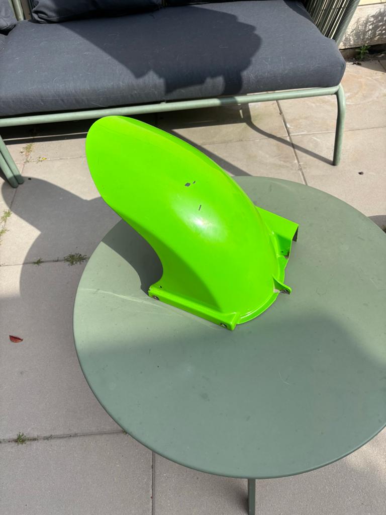 Hugger spatbord Kawasaki ZXR 750 L model groen, Ophalen, Gebruikt