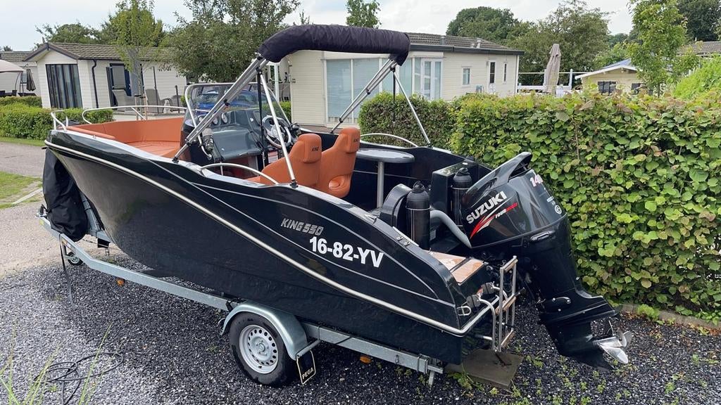 Barracuda 545 - king 550 - 140 PK Consoleboot / speedboot, Ophalen, 50 pk of meer, Tot 6 meter, Polyester