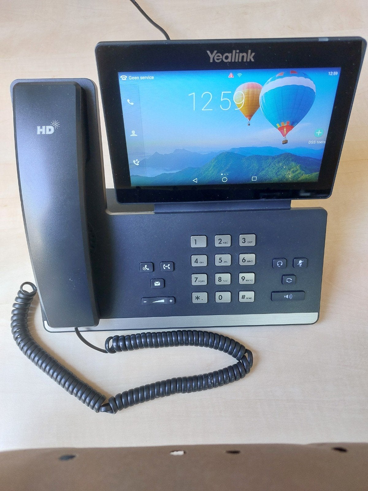 Yealink T56A telefoontoesel met wifi bluetooth, Ophalen of Verzenden, Zo goed als nieuw, Telefoon