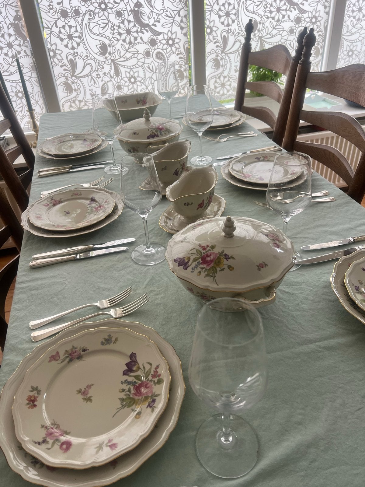 Prachtig Johann Haviland Bavaria servies - 60+ delig, Antiek en Kunst, Ophalen