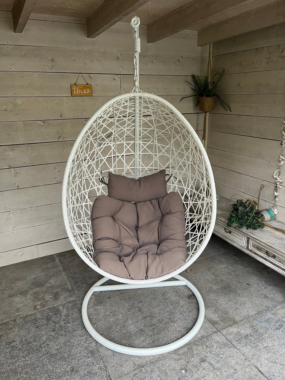 Hangstoel  Wit (the Egg), Huis en Inrichting, Stoelen, Ophalen, Wit, Eén
