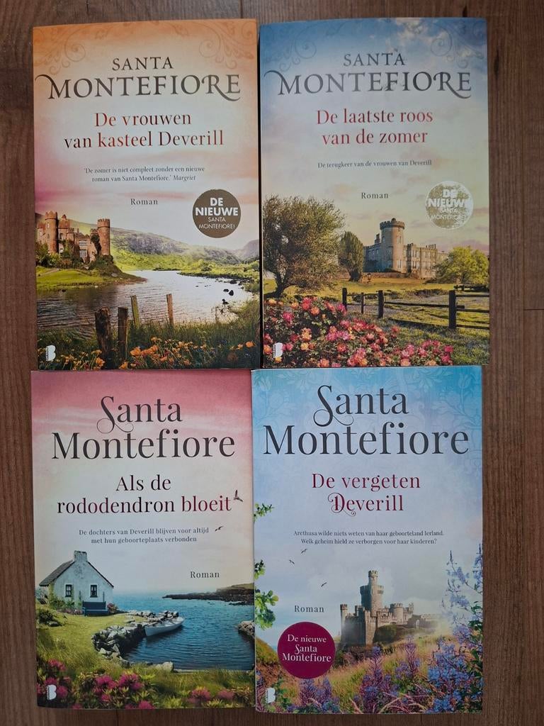 Santa Montefiore - Deverill-serie deel 1 t/m 4, Boeken, Ophalen of Verzenden, Gelezen