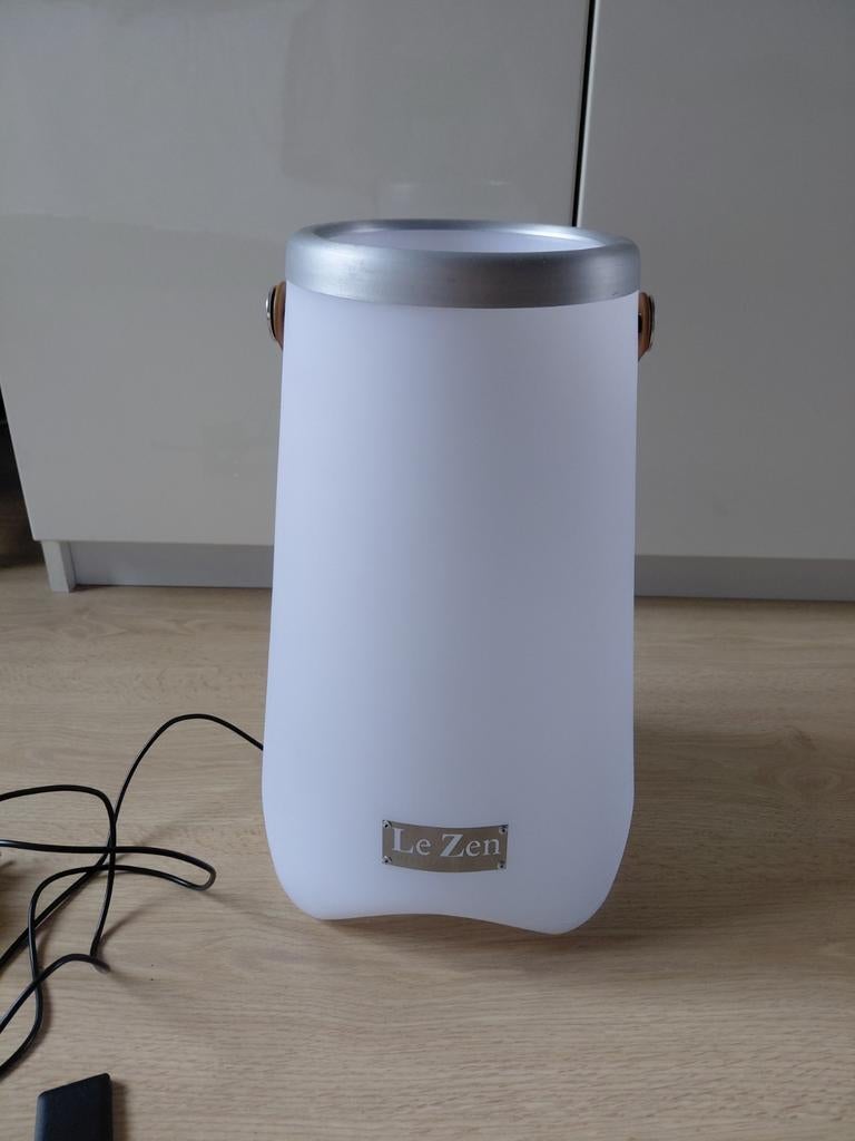 Le Zen lamp, wijnkoeler en geluidsbox, Ophalen of Verzenden, Zo goed als nieuw