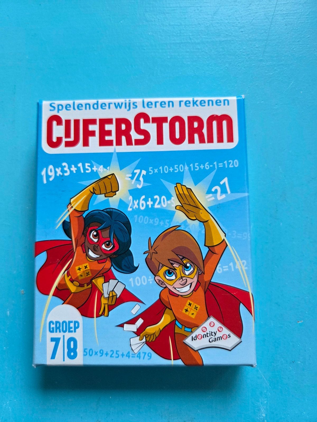 Cijferstorm - Spelenderwijs leren rekenen (Groep 7/8), Ophalen of Verzenden, Zo goed als nieuw, Rekenen