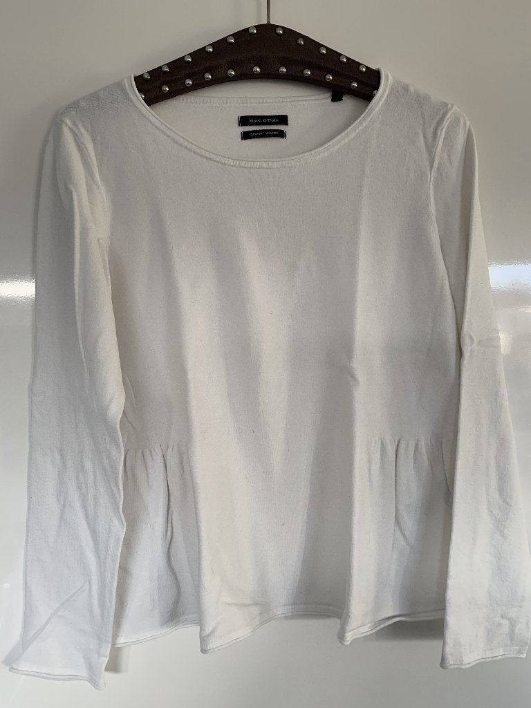 Off-white kort dames shirtje Marc O’Polo, Maat 38/40 (M), Wit, Ophalen of Verzenden, Zo goed als nieuw