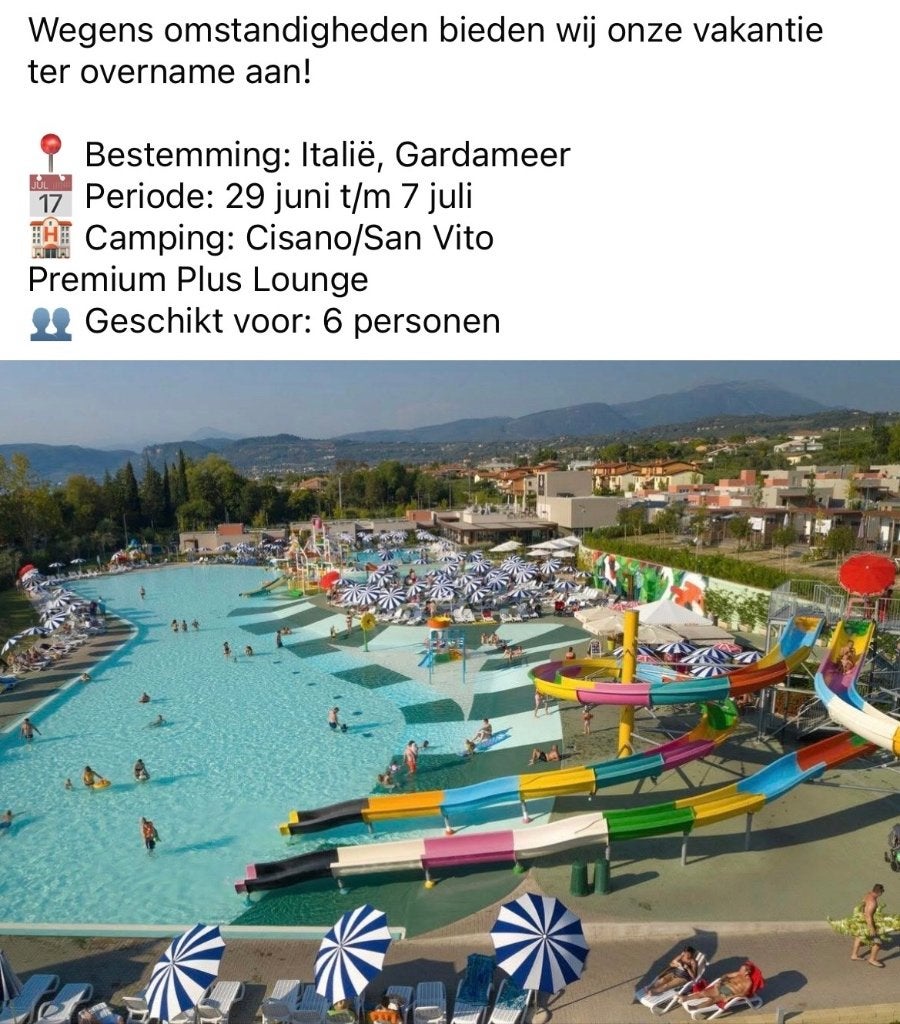 Vakantie Gardameer, Afwasmachine, Aan meer of rivier, Overige