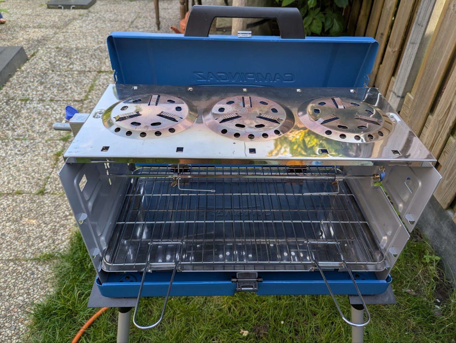 Campingaz fornuis, gril en oven in èèn, Ophalen, Zo goed als nieuw