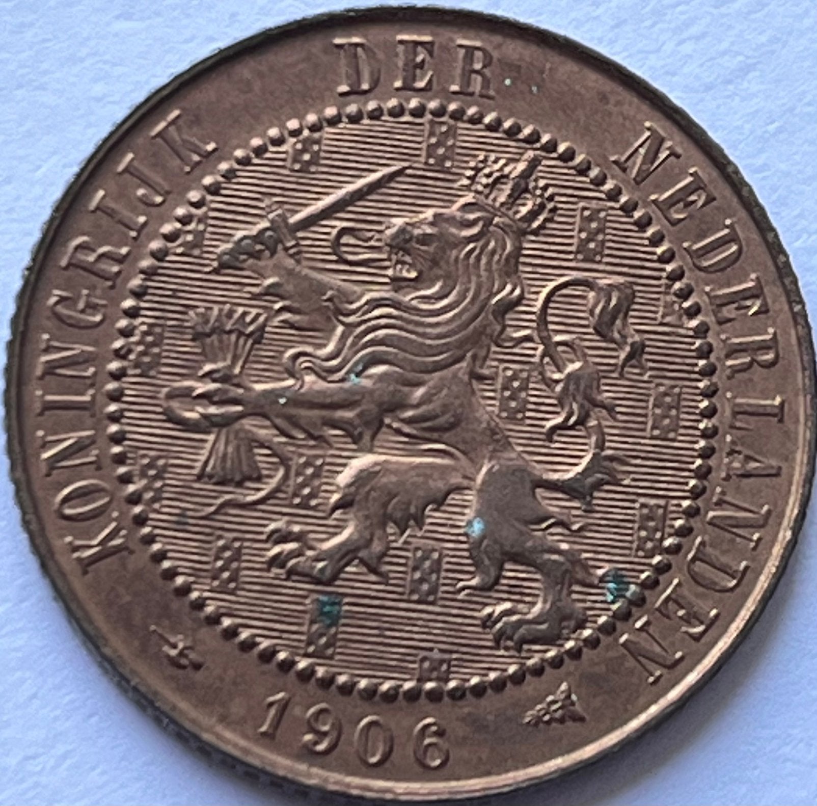 2,5 cent 1906 topkwaliteit!, Ophalen of Verzenden, Koningin Wilhelmina, Losse munt