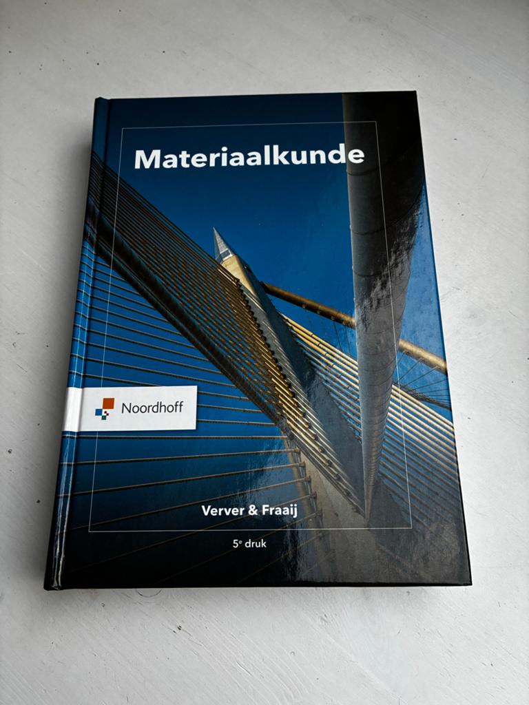 Materiaalkunde 5e druk - Verver & Fraaij (Noordhoff), Boeken, Studieboeken en Cursussen, Verzenden, Beta, Zo goed als nieuw, HBO