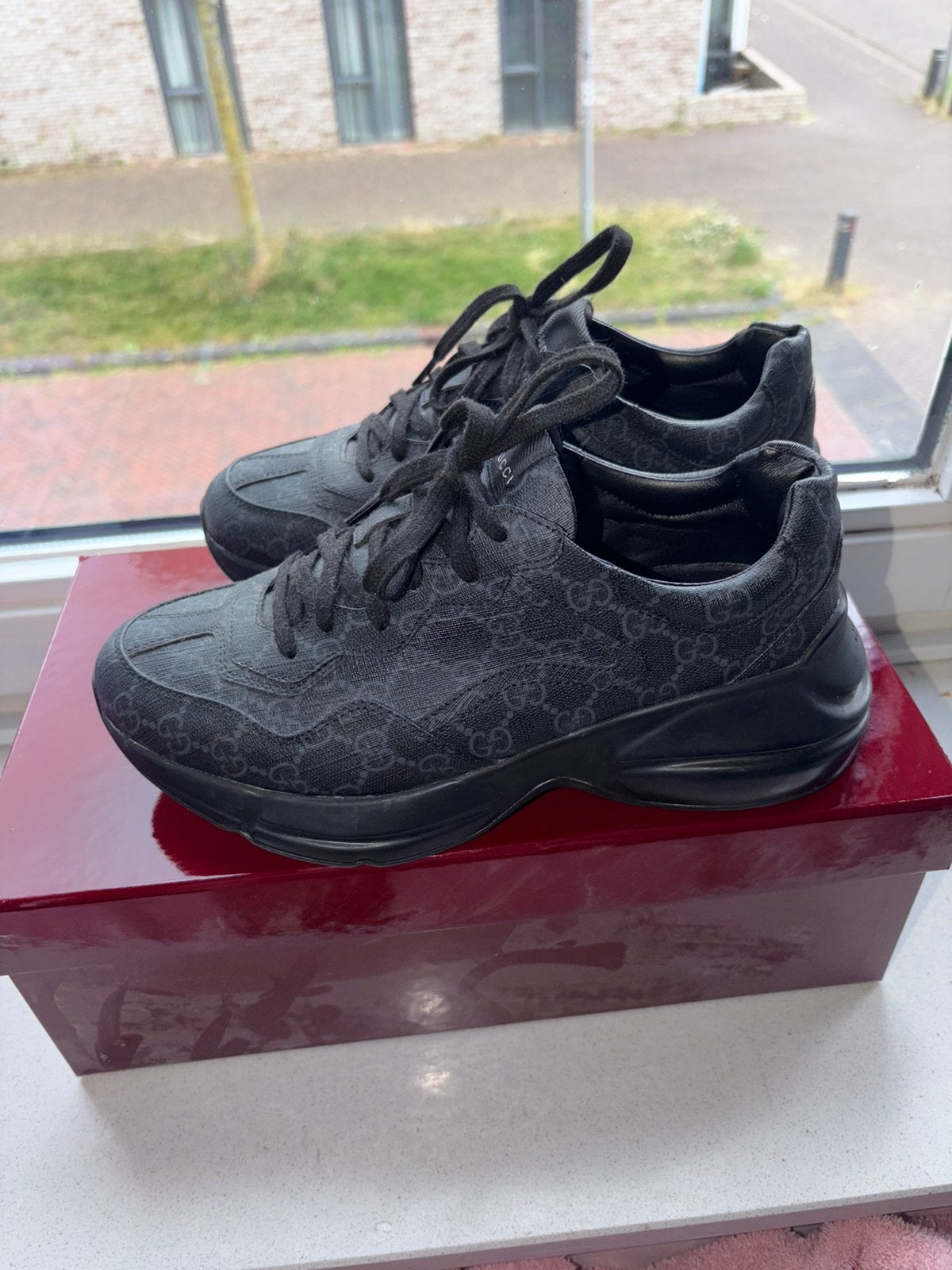 gucci rhyton sneakers, Zwart, Nieuw, Ophalen of Verzenden, Sneakers of Gympen