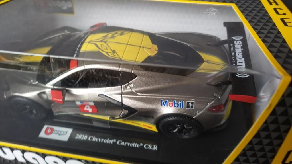 Chevrolet Corvette C8 R 1:24 Bburago Burago Pol, Hobby en Vrije tijd, Modelauto's | 1:24, Bburago@bburago.com, Verzenden, Nieuw