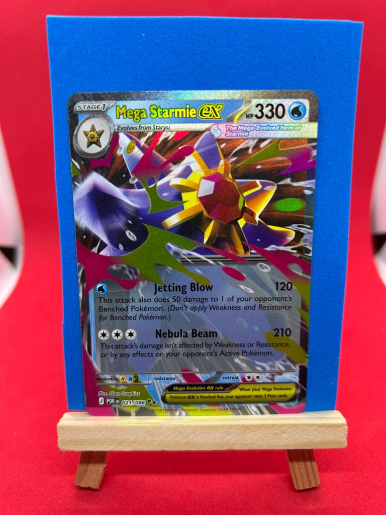 Mega Starmie ex 021/088, Ophalen of Verzenden, Zo goed als nieuw