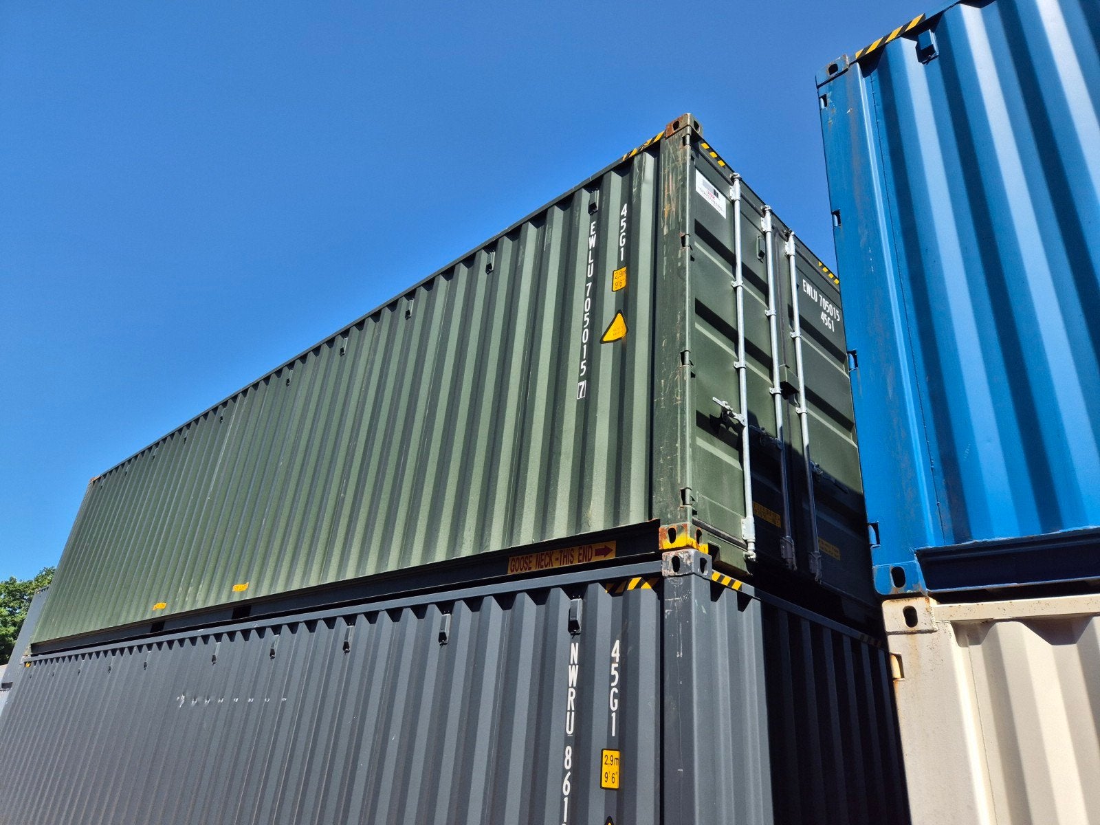 40ft HC zeecontainer Dubbeldeurs | boerengroen | opslag, Ophalen of Verzenden