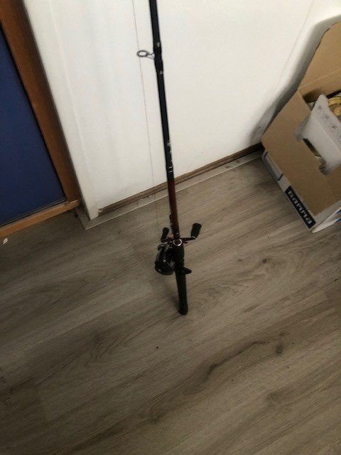 baitcaster hengel, Watersport en Boten, Ophalen, Gebruikt, Complete set